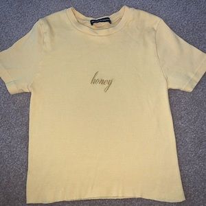 Never worn “honey” Brandy Melville top